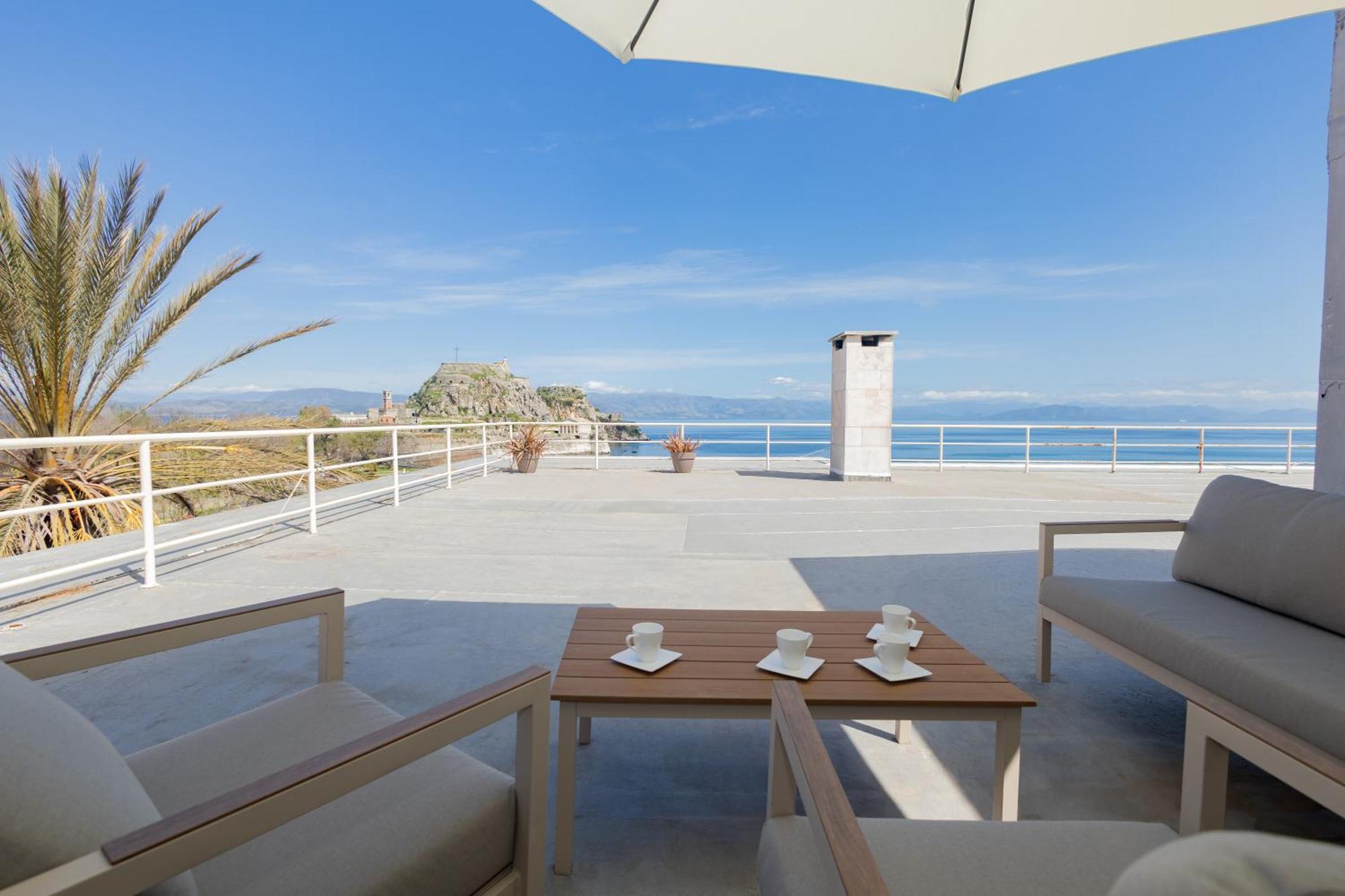 Old Fortress View Roof Top Apartment By Konnect Corfu  Экстерьер фото
