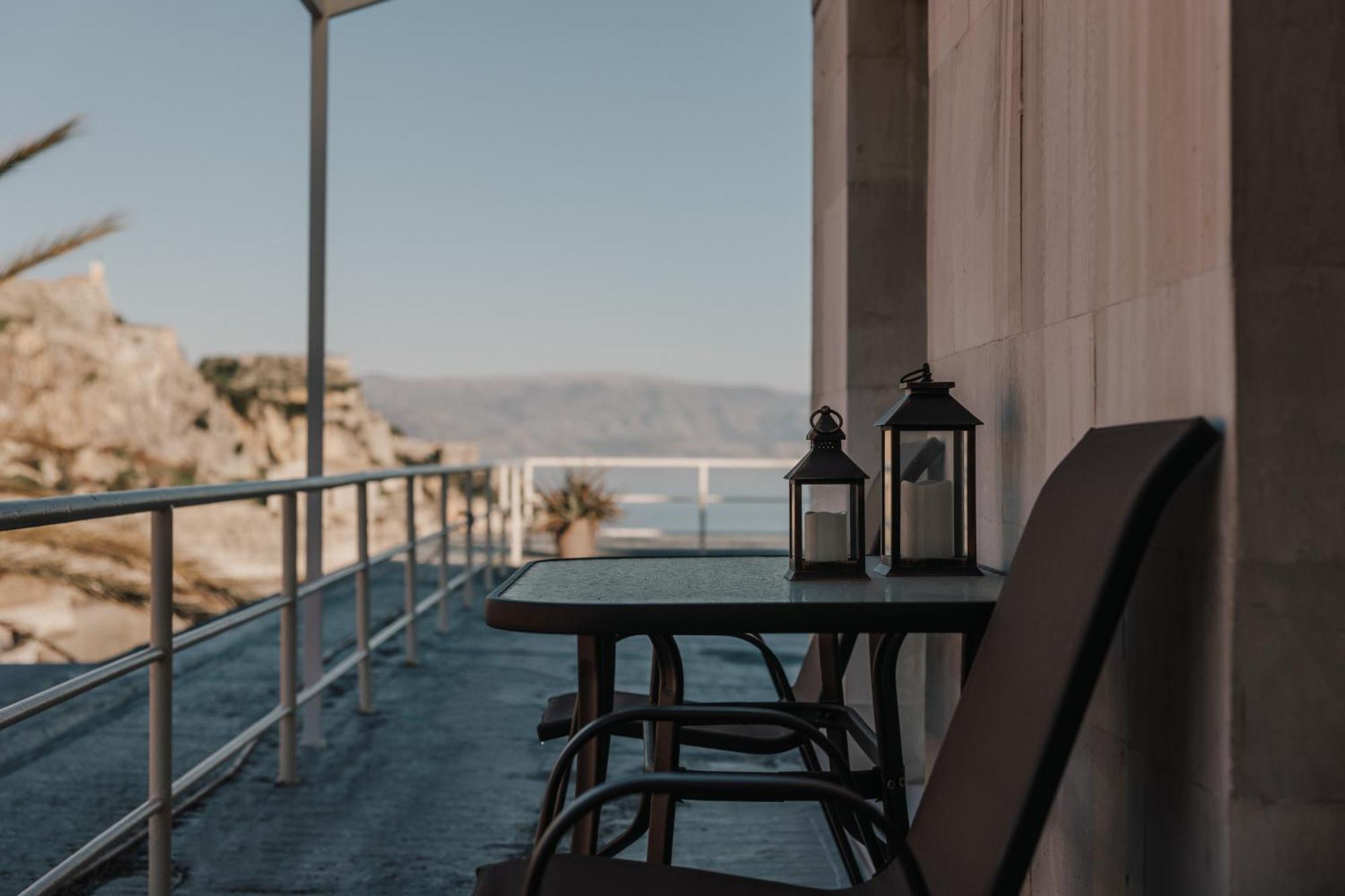 Old Fortress View Roof Top Apartment By Konnect Corfu  Экстерьер фото