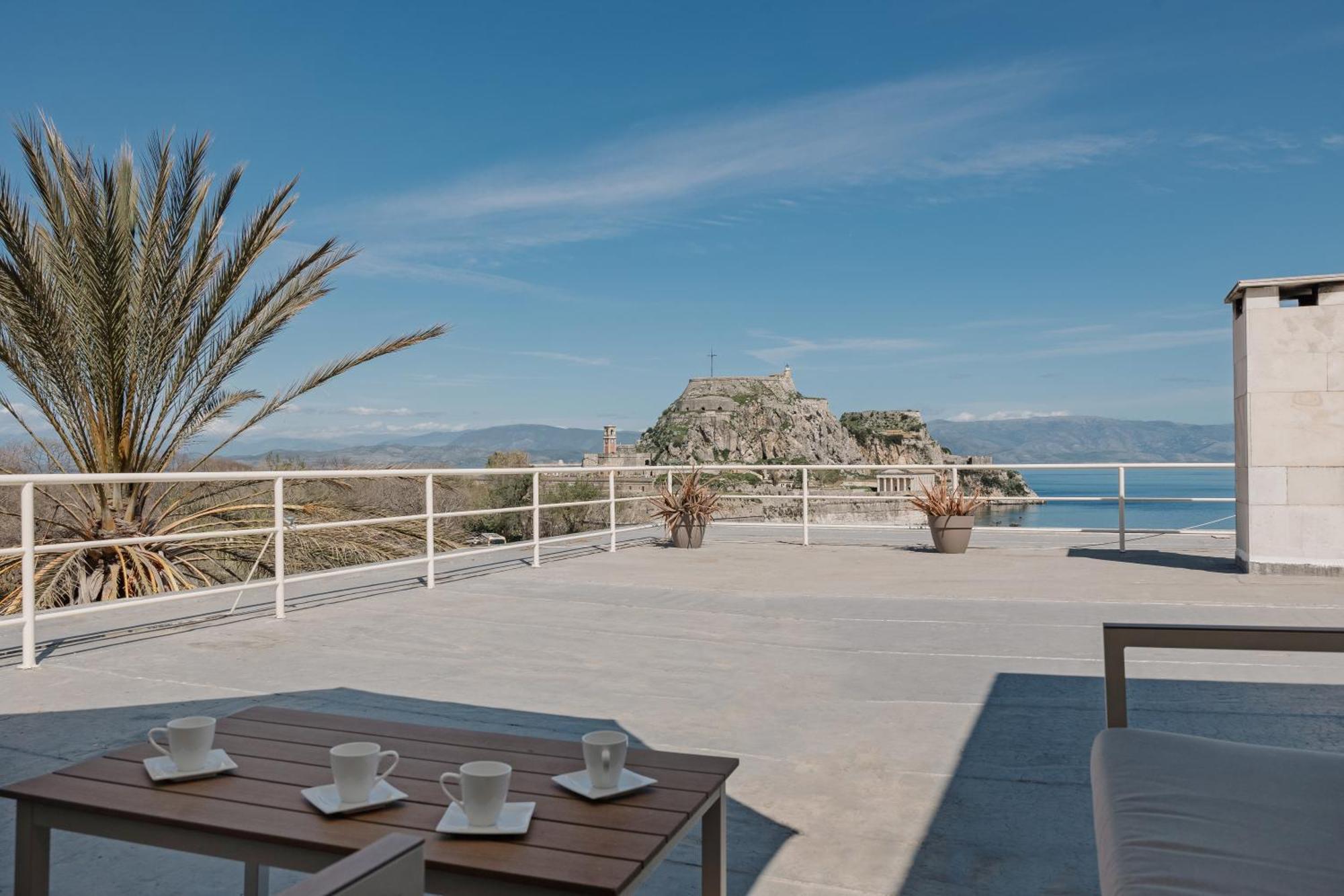 Old Fortress View Roof Top Apartment By Konnect Corfu  Экстерьер фото