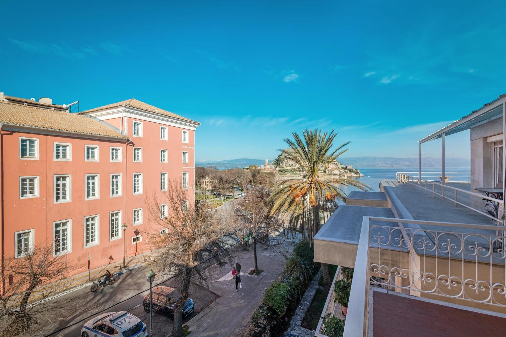 Old Fortress View Roof Top Apartment By Konnect Corfu  Экстерьер фото